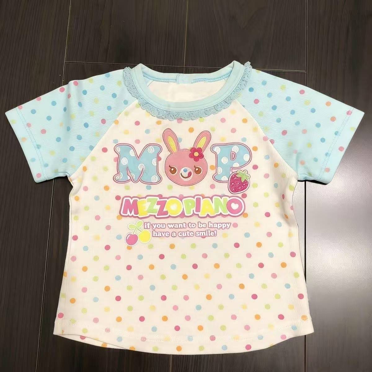 Vintage Kawaii Cute Short Slee - Street Fashion Y2K 评论和价格