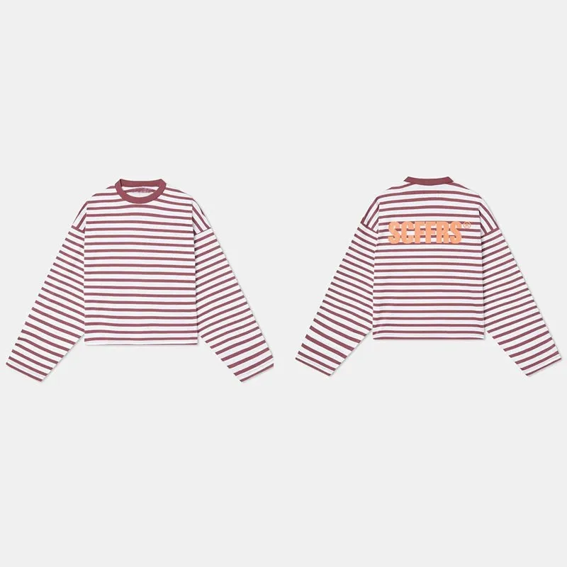 Unisex long sleeved T-shirt wi - Street Fashion Y2K 评论和价格