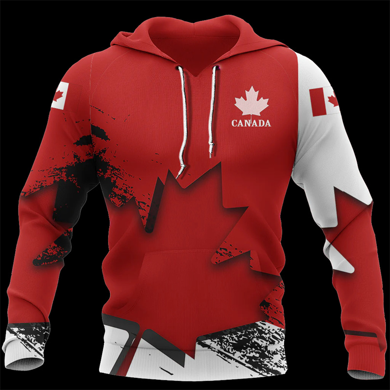 Canada Maple Leaf 3d Printed H - Street Fashion Canada 评论和价格