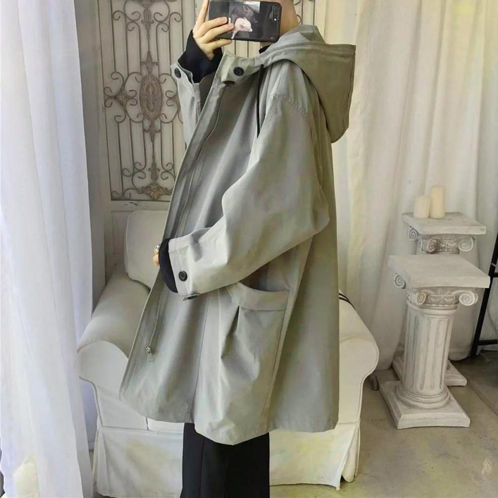 2025 Spring Autumn Windbreaker - Street Fashion Men 2025 评论和价格